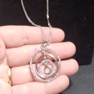 Pink Diamond Necklace w/ Earrings